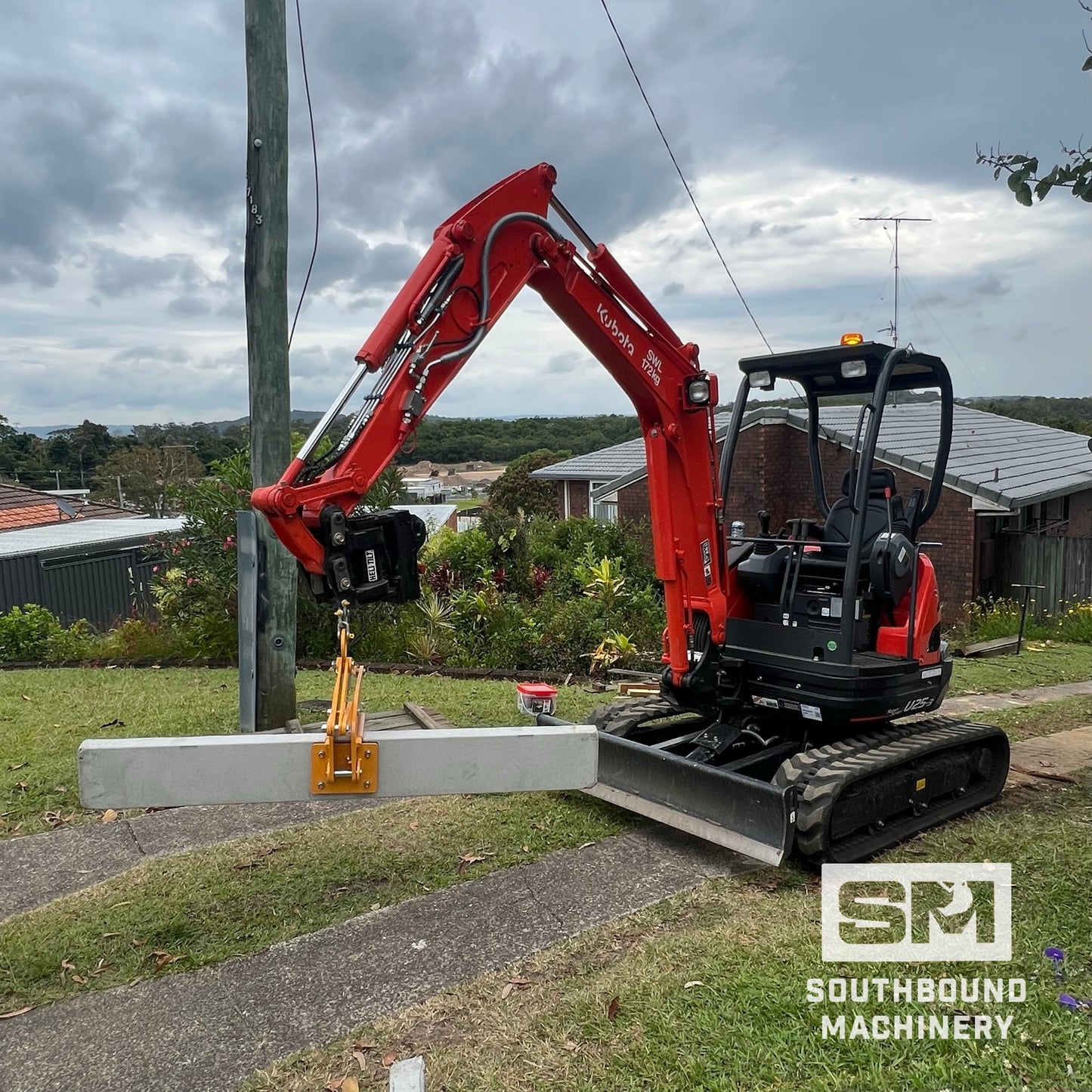 U25-3 (2.5Ton Excavator on Trailer)
