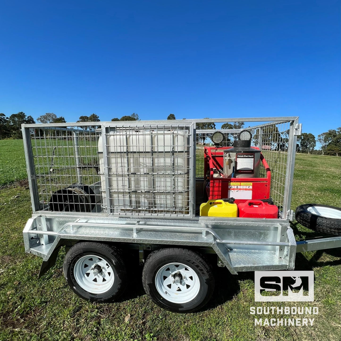 4000Psi Hot/Cold Pressure Washer Trailer